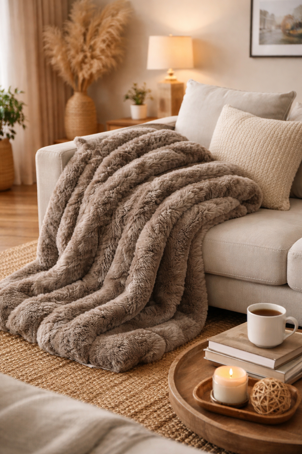 Wohndecke ROSALIA - Kunstfell