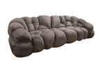 Sofa Nubibus – taupe, dunkel