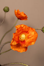 Mohnzweig - Kunstblume