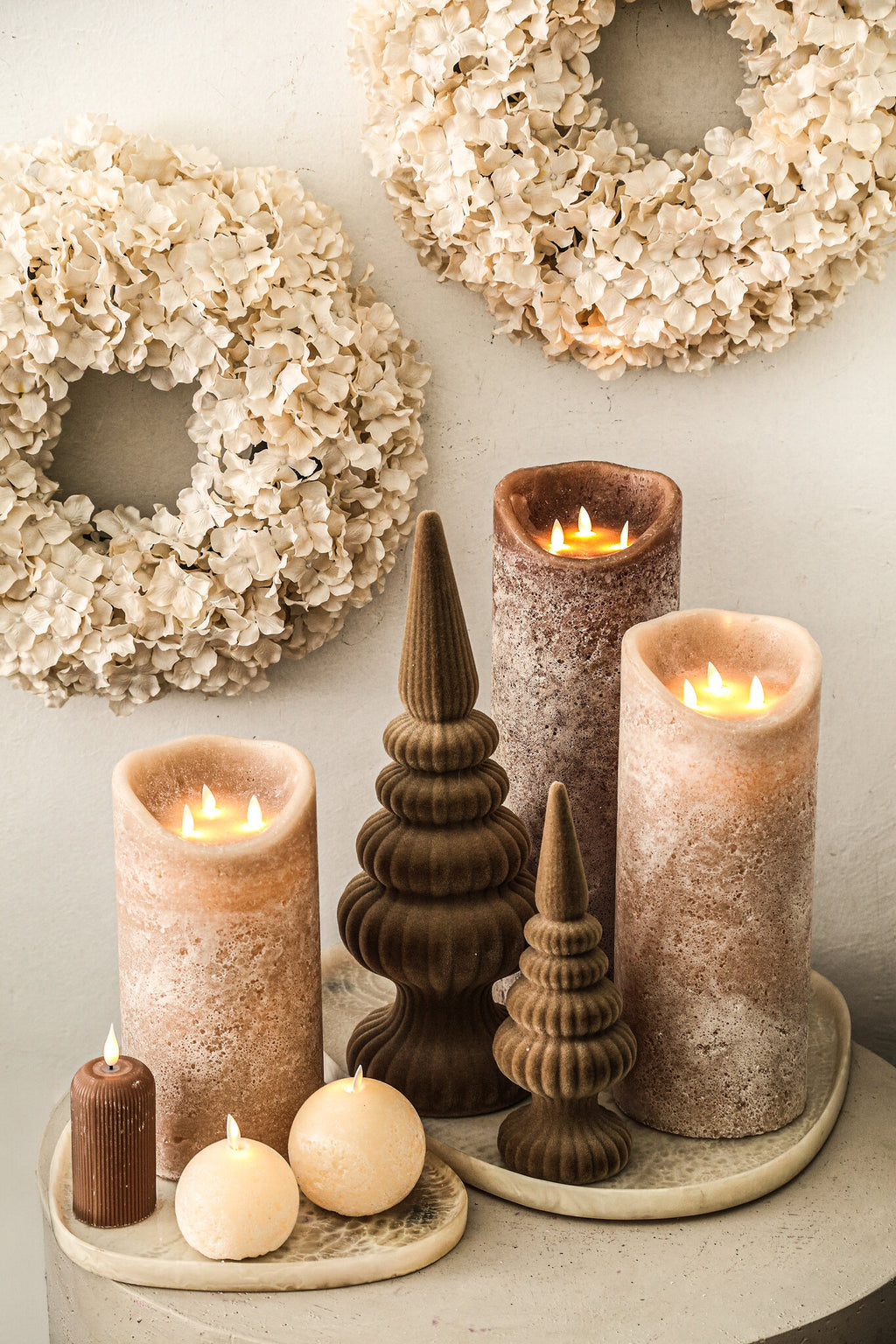 LED-Kerze Rustic