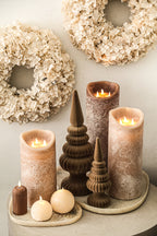 LED-Kerze Rustic
