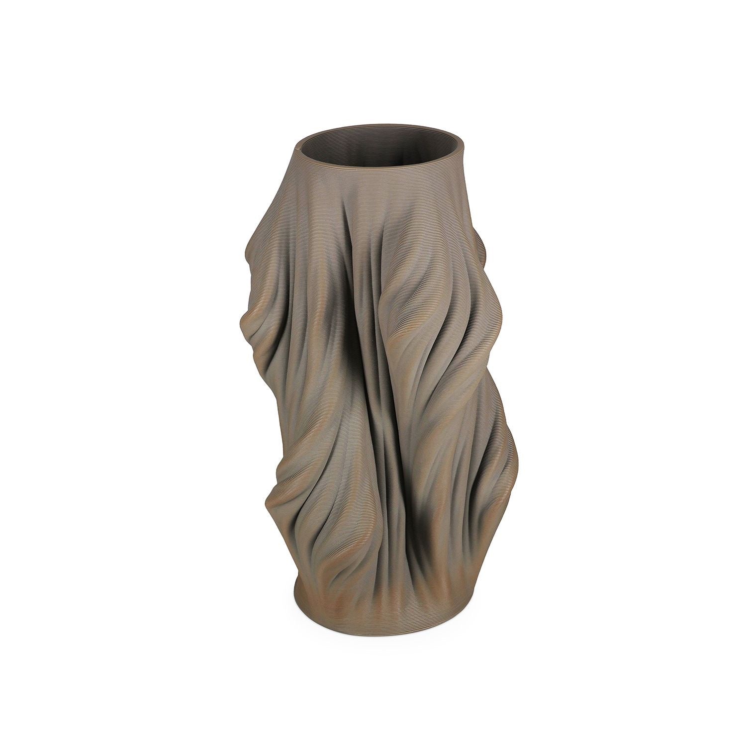 Santin brown Vea Vase